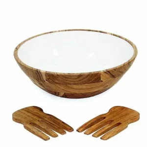 Food Network™ Dinnerware & Serveware*Food Network Acacia Wood Salad Bowl Set