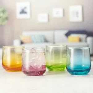 Food Network™ Drinkware & Glassware*Food Network Anja 4-Pc. Ombre Double Old-Fashioned Glass Set