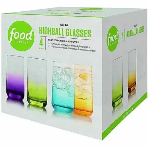 Food Network™ Drinkware & Glassware*Food Network Anja 4-Pc. Ombre Highball Glass Set