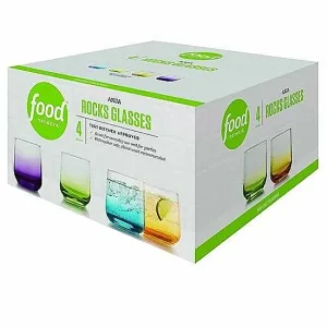 Food Network™ Drinkware & Glassware*Food Network Anja 4-Pc. Ombre Double Old-Fashioned Glass Set