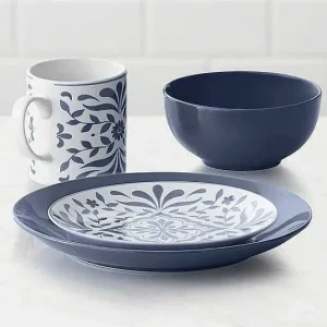 Food Network™ Dinnerware & Serveware*Food Network Bjorn Navy 16-Pc. Dinnerware Set