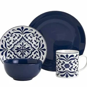 Food Network™ Dinnerware & Serveware*Food Network Bjorn Navy 16-Pc. Dinnerware Set