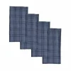 Food Network™ Table Linens*Food Network Blue Check Woven Dinner Napkin 4-Pk.