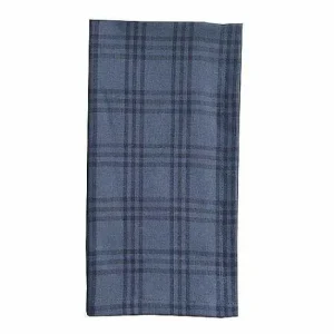 Food Network™ Table Linens*Food Network Blue Check Woven Dinner Napkin 4-Pk.