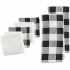 Food Network™ Kitchen Linens*Food Network Buffalo Check Kitchen Towel & Dishcloth 6-Pk.