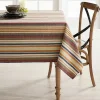 Food Network™ Table Linens*Food Network Easy-Care Striped Linen Tablecloth