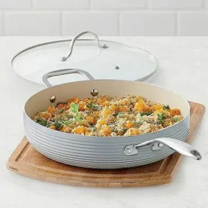 Food Network™ Cookware & Bakeware*Food Network Farmstead 12-In. Covered Deep Skillet