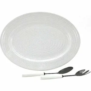 Food Network™ Dinnerware & Serveware*Food Network Farmstead Serving Platter & Utensil Set