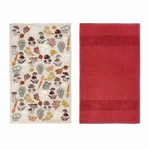 Food Network™ Kitchen Linens*Food Network Fungi Garden Kitchen Towel 2-Pk.