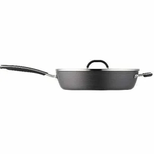 Food Network™ Cookware & Bakeware*Food Network 12-In. Hard-Anodized Nonstick Space Saving Saute Pan With Lid