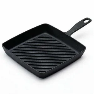 Food Network™ Cookware & Bakeware*Food Network 9.8-In. Pre-Seasoned Cast-Iron Grill Pan