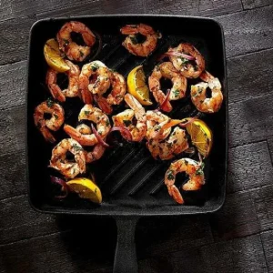 Food Network™ Cookware & Bakeware*Food Network 9.8-In. Pre-Seasoned Cast-Iron Grill Pan