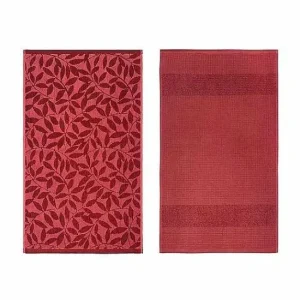 Food Network™ Kitchen Linens*Food Network Jacquard Leaves Kitchen Towel 2-Pk.