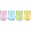 Food Network™ Drinkware & Glassware*Food Network Kalindi 4-Pc. Stemless Wine Glass Set