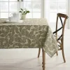 Food Network™ Table Linens*Food Network Khaki Leaves Tablecloth