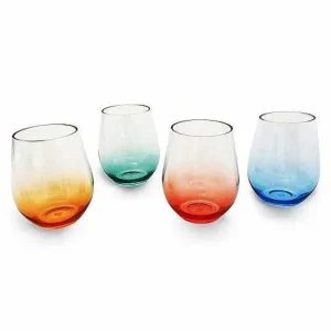 Food Network™ Drinkware & Glassware*Food Network 4-Pc. Acrylic Ombre Stemless Wine Set