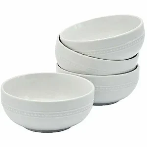 Food Network™ Dinnerware & Serveware*Food Network 4-Pc. Beaded Cereal Bowl Set