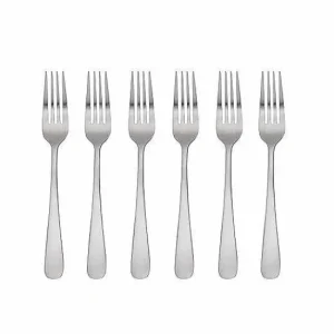 Food Network™ Flatware*Food Network 6-Pc. Classic Silver Salad Fork Set