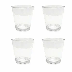 Food Network™ Drinkware & Glassware*Food Network 4-Pc. Clear Textured Acrylic Double Old-Fashioned Glass Set