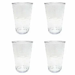 Food Network™ Drinkware & Glassware*Food Network 4-Pc. Clear Textured Acrylic Highball Glass Set