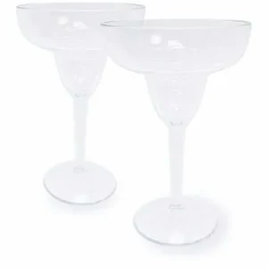 Food Network™ Drinkware & Glassware*Food Network 2-Pc. Clear Textured Acrylic Margarita Glass Set