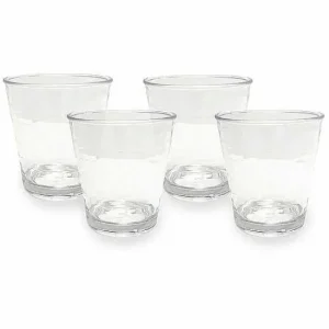 Food Network™ Drinkware & Glassware*Food Network 4-Pc. Clear Textured Acrylic Double Old-Fashioned Glass Set