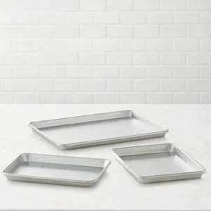 Food Network™ Cookware & Bakeware*Food Network 3-Pc. Natural Aluminum Baking Sheet Set