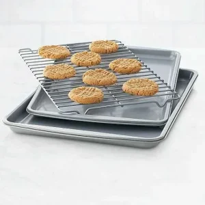 Food Network™ Cookware & Bakeware*Food Network 3-Pc. Nonstick Cookie Sheet Set With Cooling Rack