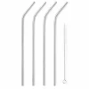 Food Network™ Cooking Utensils & Tools*Food Network 5-Pc. Stainless Steel Reusable Straw & Cleaning Brush Set