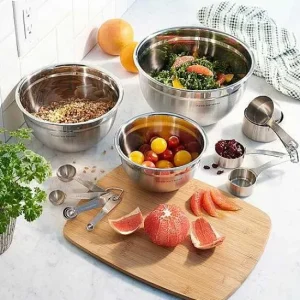 Food Network™ Cooking Utensils & Tools*Food Network 3-Pc. Stainless Steel Mixing Bowl Set