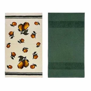 Food Network™ Kitchen Linens*Food Network Pear Oil Painting Kitchen Towel 2-Pk.