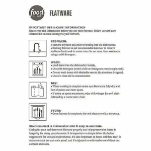 Food Network™ Flatware*Food Network 45-Piece Eucalyptus Flatware Set