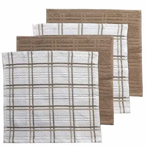 Food Network™ Kitchen Linens*Food Network Plaid Dishcloth 4-Pk.