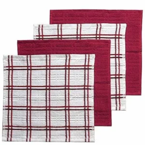 Food Network™ Kitchen Linens*Food Network Plaid Dishcloth 4-Pk.