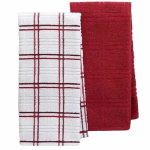 Food Network™ Kitchen Linens*Food Network Plaid Kitchen Towel 2-Pack