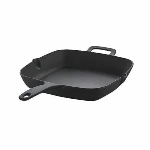 Food Network™ Cookware & Bakeware*Food Network Pre-Seasoned Cast-Iron 11 Square Skillet With Helper Handle