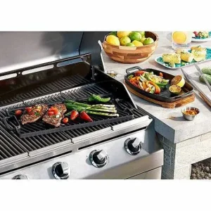 Food Network™ Cookware & Bakeware*Food Network Pre-Seasoned Cast-Iron Reversible Grill