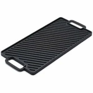 Food Network™ Cookware & Bakeware*Food Network Pre-Seasoned Cast-Iron Reversible Grill