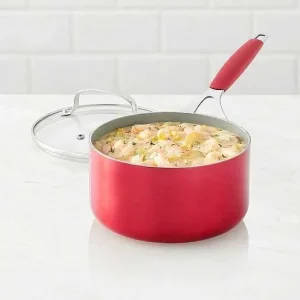 Food Network™ Cookware & Bakeware*Food Network 2.5-Qt. Ceramic Saucepan With Lid