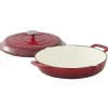 Food Network™ Cookware & Bakeware*Food Network 3.5-Qt. Enameled Cast-Iron Braiser With Lid