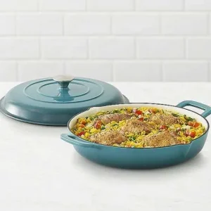 Food Network™ Cookware & Bakeware*Food Network 3.5-Qt. Enameled Cast-Iron Braiser With Lid