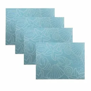 Food Network™ Table Linens*Food Network Seaside Vinyl Placemat 4-Pk.