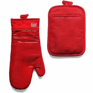 Food Network™ Kitchen Linens*Food Network Silicone Oven Mitt & Pot Holder Set