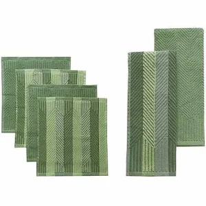 Food Network™ Kitchen Linens*Food Network Striped Kitchen Towel & Dishcloth Multi-Pack