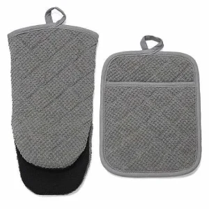 Food Network™ Kitchen Linens*Food Network Terry Neoprene Oven Mitt & Pot Holder Set