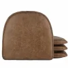 Food Network™ Decorative Pillows & Chair Pads*Food Network The Gripper Faux-Leather Chair Pad 4-Pk.