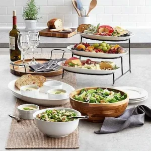 Food Network™ Dinnerware & Serveware*Food Network 3-Tier Plate Server