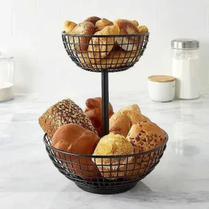 Food Network™ Dinnerware & Serveware*Food Network Wire 2-Tier Basket