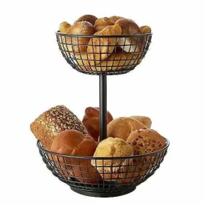 Food Network™ Dinnerware & Serveware*Food Network Wire 2-Tier Basket