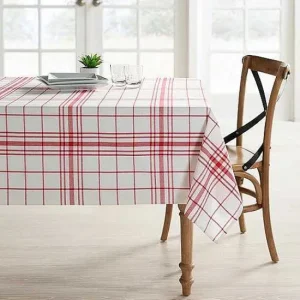 Food Network™ Table Linens*Food Network Woven Plaid Picnic Tablecloth